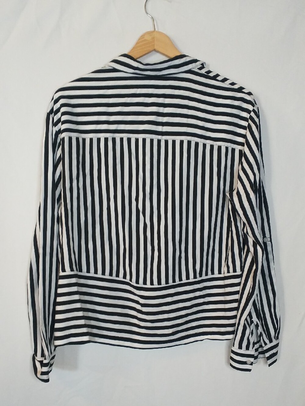 Anthropologie Jane+ Delancey Striped Blouse Size Medium - Picture 3 of 4